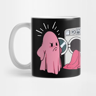 Mad Pink Ghost Mug